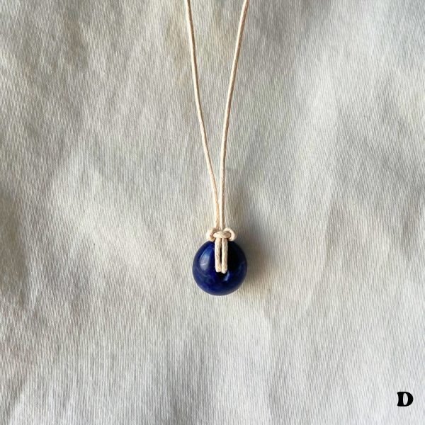 Sodalite Crystal Minimal Necklace Blue Gemstone Layering Necklace Adjustable Healing Gift - Image 8