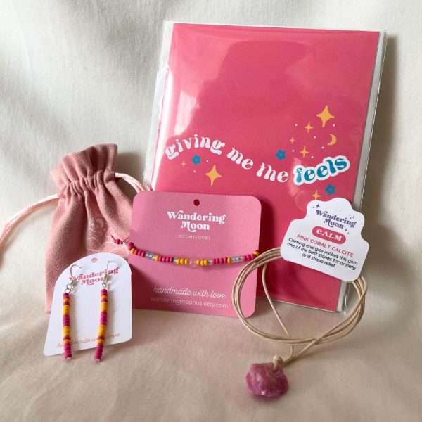 Pink Jewelry Gift Set | Wandering Moon