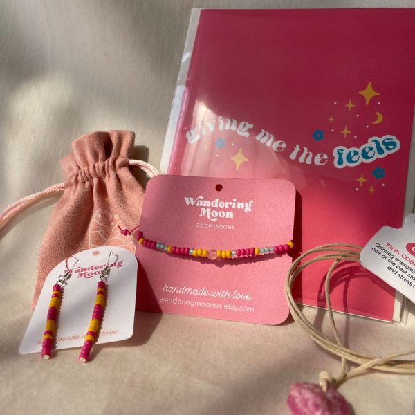 Pink Jewelry Gift Set | Wandering Moon - Image 5